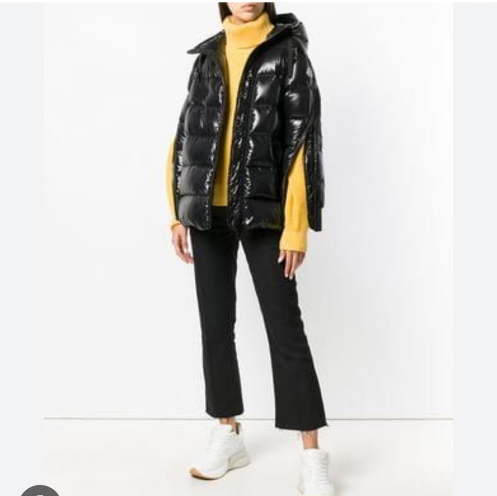 Monclar puffer jacket sleeve zipper
